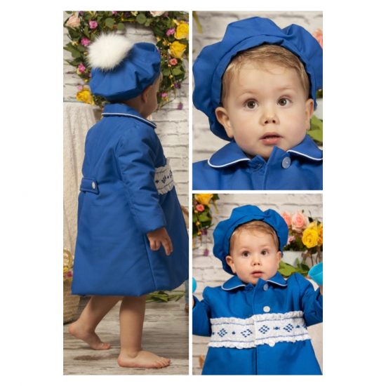 Sonata Boys Smocked Coat PC23-15 - Image 3