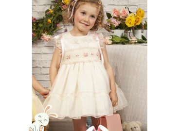 Sonata Smocked Flower Organza PC23-09