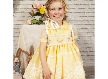 Sonata Smocked Lace Dress PC23-08