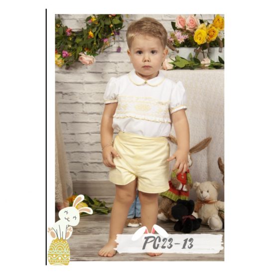 Sonata Boys Smocked Set PC23-13