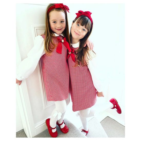 RB A-Line Red Checked Dress