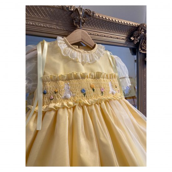 RB Smocked Bunny Organza Dress - Image 2