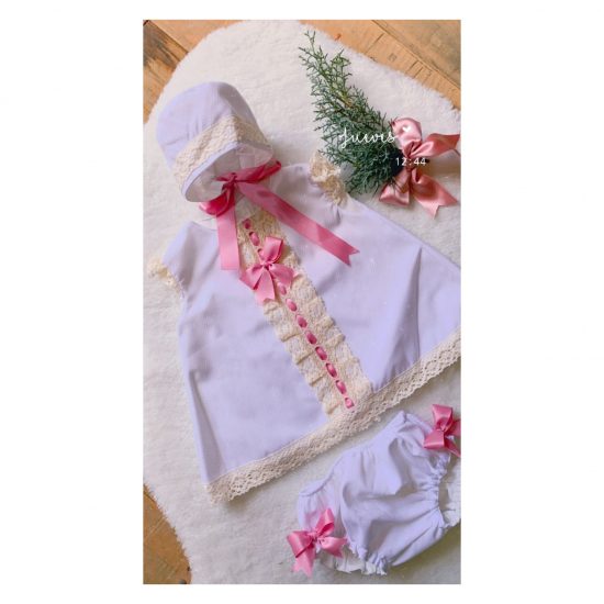Ela A-Line Cerise Dress Set