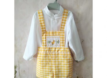 RB Boys Smocked Chick Set