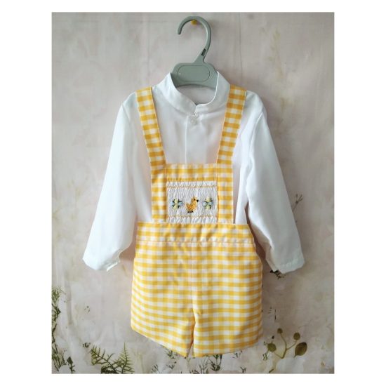 RB Boys Smocked Chick Set