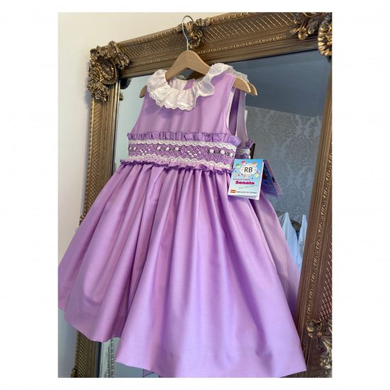 RB Lilac Smocked Dress - Image 2