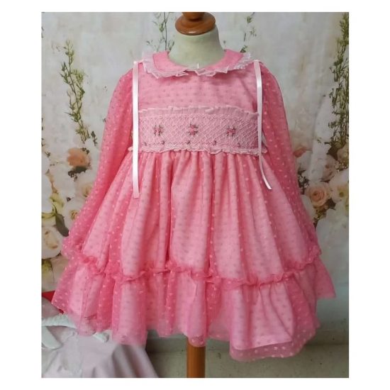 RB Hot Pink Smocked Dress - Image 2