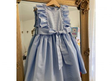 RB Gingham Bow School Dress