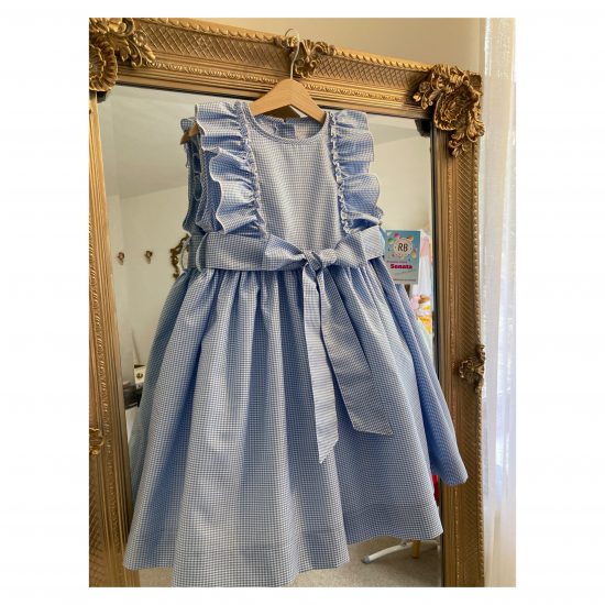 RB Gingham Bow School Dress