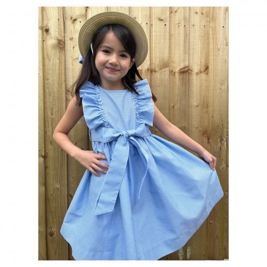 RB Gingham Bow School Dress - Image 2