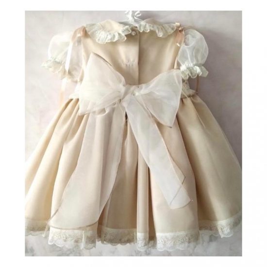 Sonata Camel Smocked Dress VE23 - Image 2