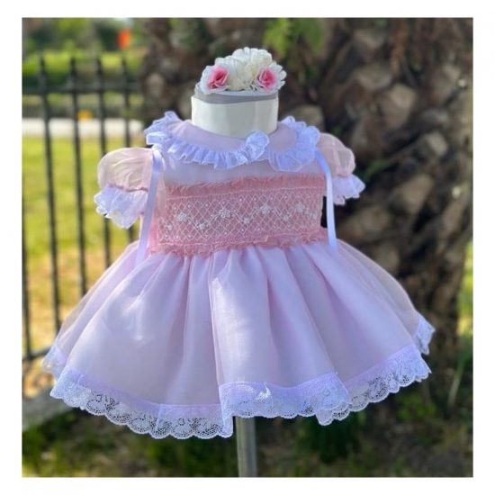 Sonata Smocked Dress VE23-32 - Image 2