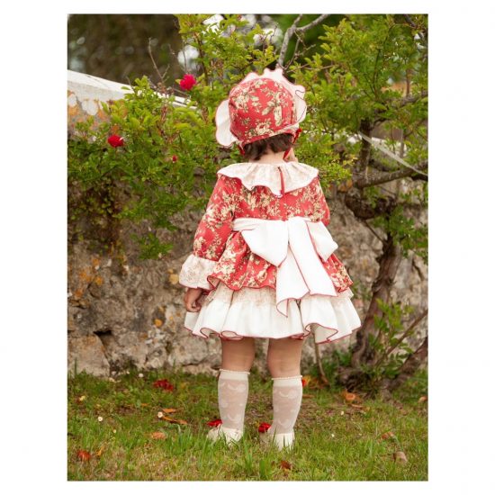 Sonata Floral Puffball Dress IN23-18 - Image 2