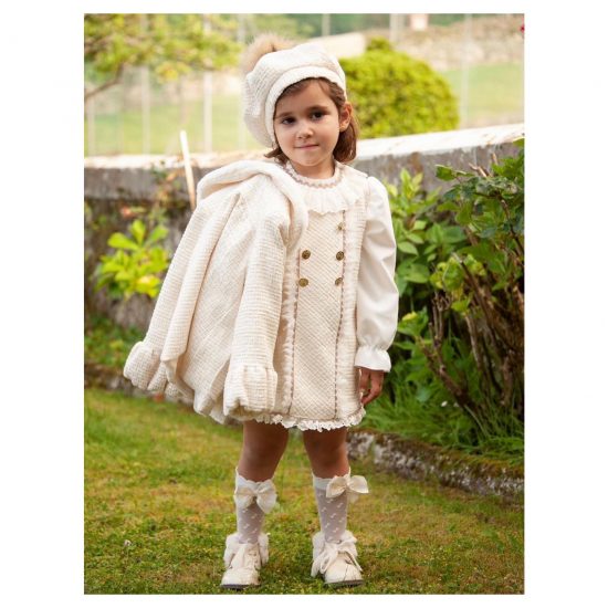 Cream A-Line Dress IN23-46
