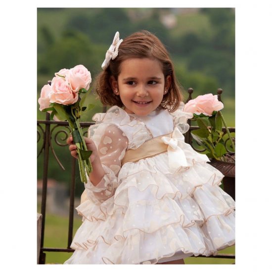 Sonata Organza Cream Hearts IN23-25