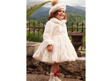 Sonata Cream Fur Coat IN23-
