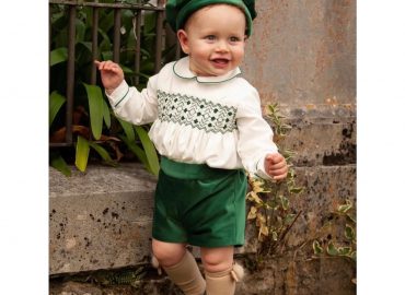 Sonata Boys Green Smocked IN23-34