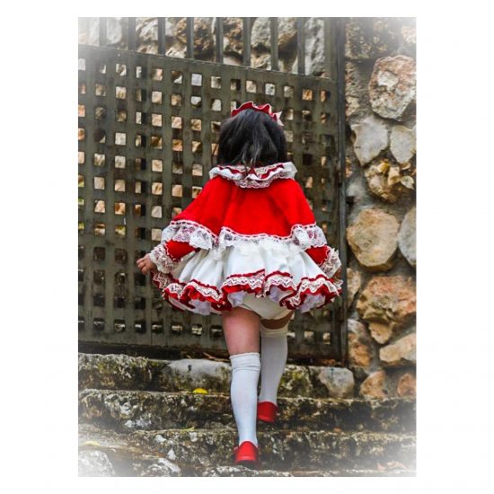 Ela Red Knitted Dress - Image 2