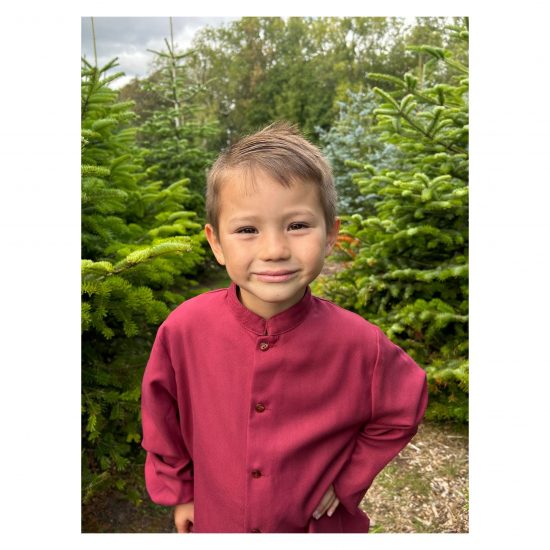 Burgundy RB Matching Shirt