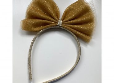 Gold Big Bow Hair Band