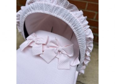 Car Seat Cover with Hood & Bows