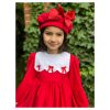 RB Red Bib & Bow Dress