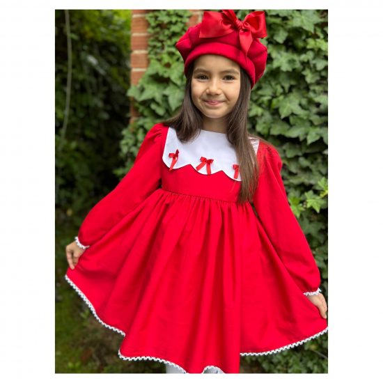 RB Pink Bib & Bow Dress - Image 2