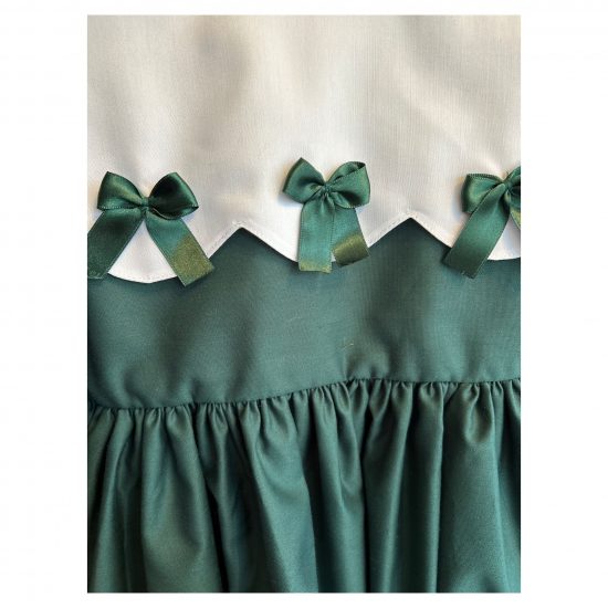 RB Pink Bib & Bow A-Line Dress - Image 3