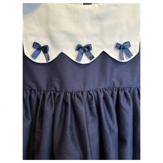 RB Pink Bib & Bow A-Line Dress - Image 4