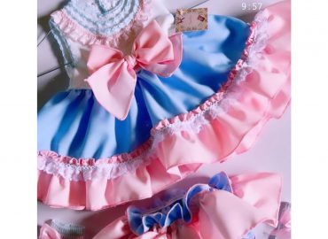 Ela Summer Pink & Blue Dress