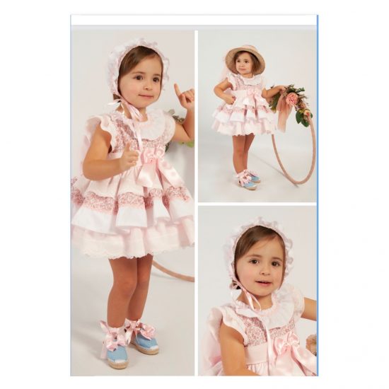 Sonata Pink Floral Dress VE24-19