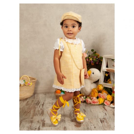 Sonata Yellow A-Line Dress VE24-05