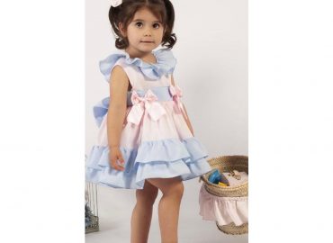 Sonata Pink & Blue Dress VE24-41