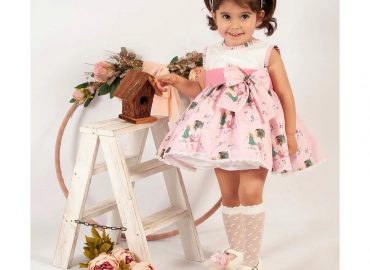 Sonata Pink Print Dress VE24-35