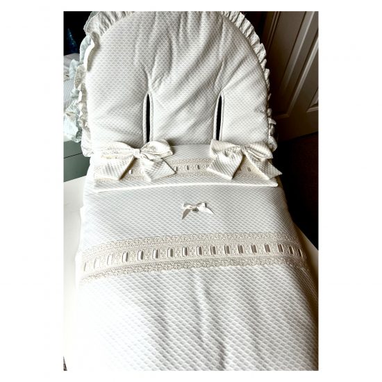 Universal Pram Cosy Toes with Bows