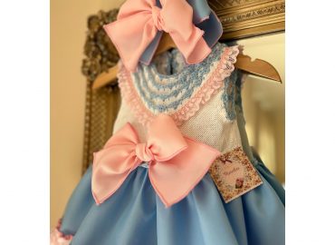 Ela Summer Pink & Blue Dress