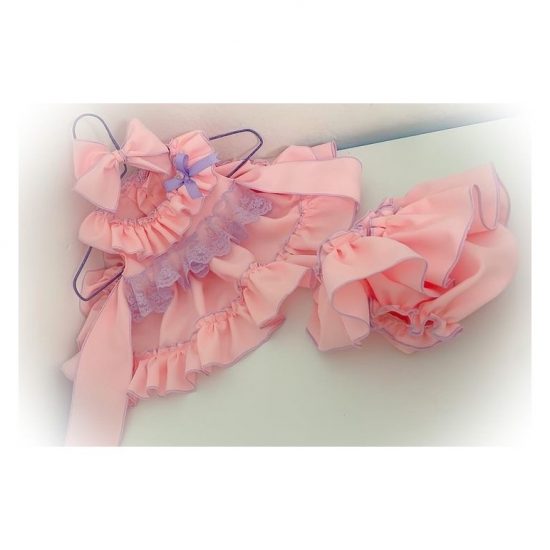 Ela 3 Piece Pink Dress Set