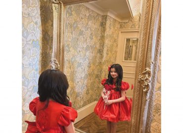 RB Celebration Red Satin Puffball
