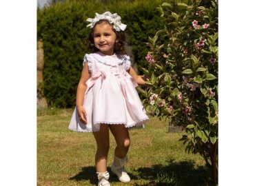 Sonata Summer Pink Smocked Dress
