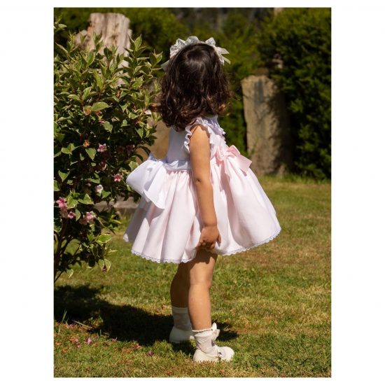 Sonata Summer Pink Smocked Dress - Image 2