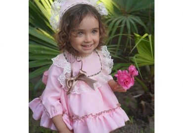 Ela Baby Pink & Lace Dress