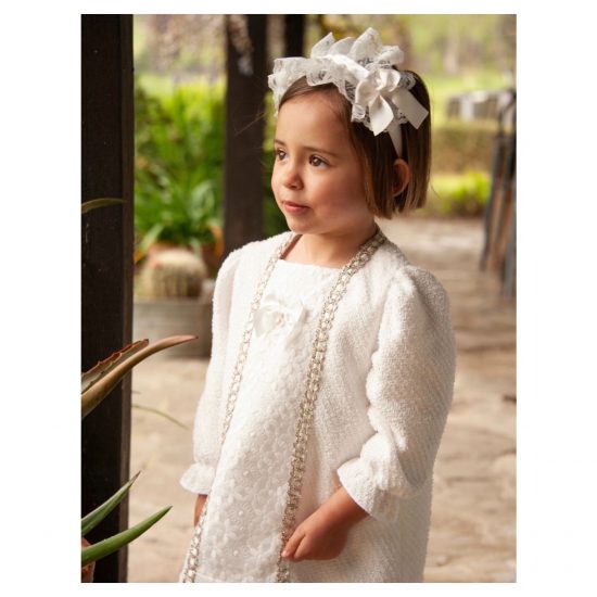 Sonata Cream A-Line Dress IN24-02