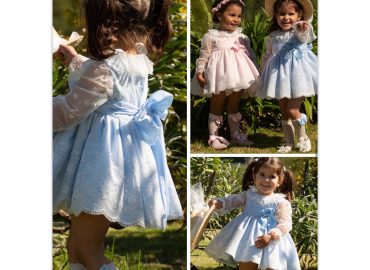 Sonata Blue Puffball Dress IN24-23