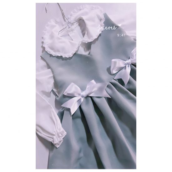 Ela School Pinny & Lace Blouse - Image 3