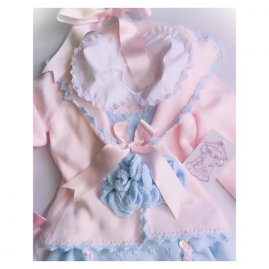 Ela Baby Pink Knitted Jacket