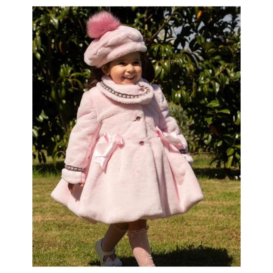 Sonata Pink Fluffy Coat IN24-06