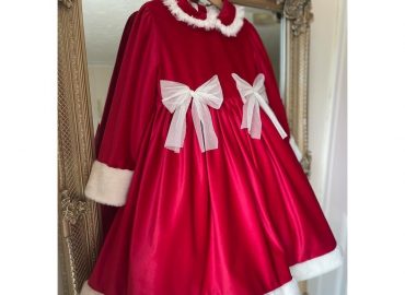 RB Christmas Red Velvet Dress