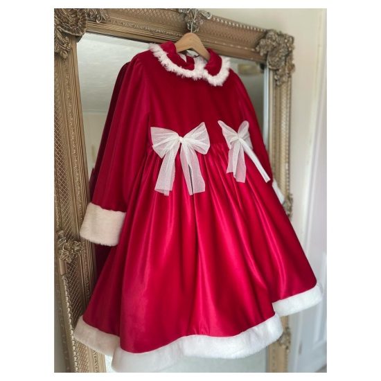 RB Christmas Red Velvet Dress