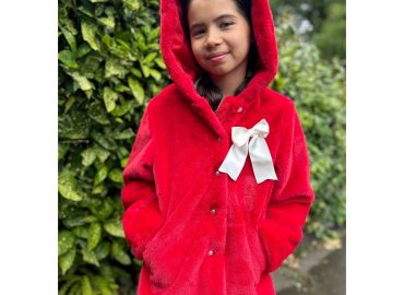 RB Red Fur Hood Winter Coat