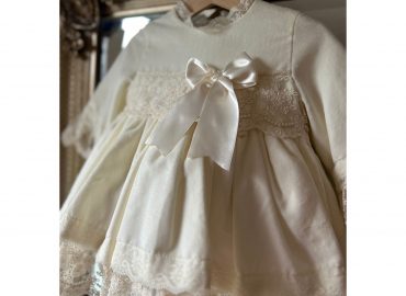 RB Christmas Cream Velvet Dress